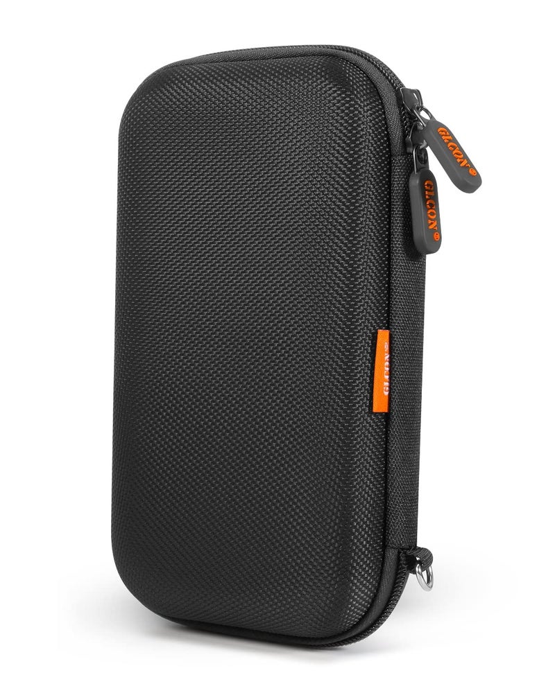GLCON External Hard Drive Case - GLCON Shockproof EVA Carrying Case for WD My Passport Element Seagate Expansion Backup Toshiba 1TB 2TB 4TB - High Protection Portable Travel Electronic Power Bank Bag - Image 1